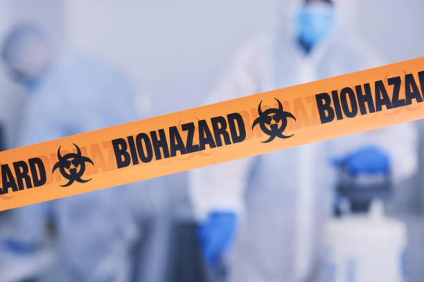 Professional Blood Cleanup technician working in Old Orchard Beach, ME